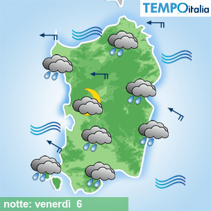 Mappa notte per la giornata del 2026-03-06