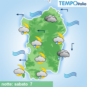Mappa notte per la giornata del 2026-03-07