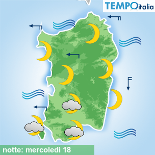 Mappa notte per la giornata del 2026-03-18