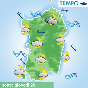 Mappa notte per la giornata del 2026-03-26