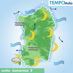 Mappa notte per la giornata del 2026-04-05