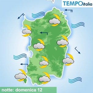 Mappa notte per la giornata del 2026-04-12