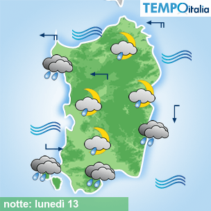 Mappa notte per la giornata del 2026-04-13