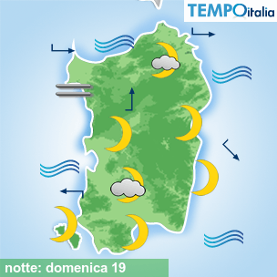 Mappa notte per la giornata del 2026-04-19