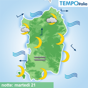 Mappa notte per la giornata del 2026-04-21