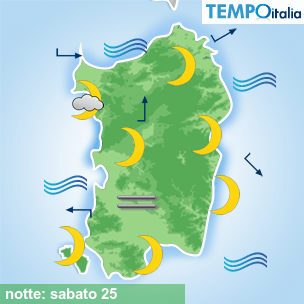 Mappa notte per la giornata del 2026-04-25