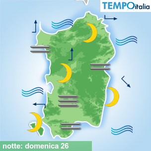 Mappa notte per la giornata del 2026-04-26