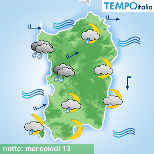 Mappa notte per la giornata del 2026-05-13