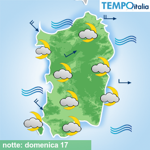 Mappa notte per la giornata del 2026-05-17