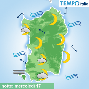 Mappa notte per la giornata del 2026-06-17