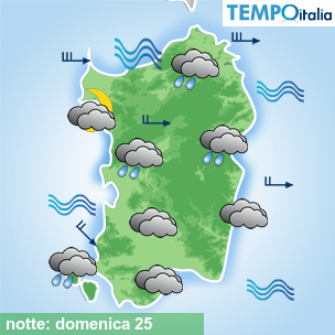 Mappa notte per la giornata del 2026-10-25