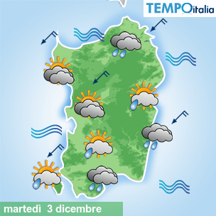 Mappa Giornaliera per la giornata di mercoledì 16 marzo