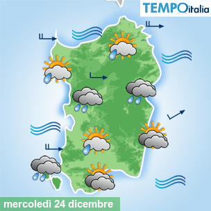 Mappa Giornaliera per la giornata di mercoledì 16 marzo