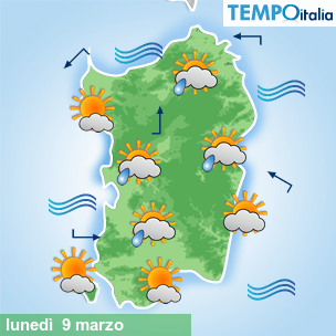 Mappa Giornaliera per la giornata di mercoledì 16 marzo