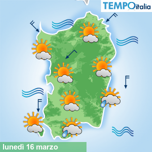 Mappa Giornaliera per la giornata di mercoledì 16 marzo