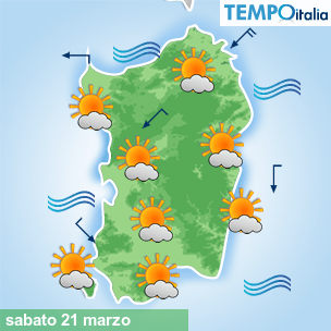 Mappa Giornaliera per la giornata di mercoledì 16 marzo