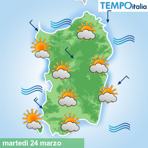 Mappa Giornaliera per la giornata di mercoledì 16 marzo