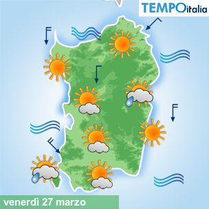 Mappa Giornaliera per la giornata di mercoledì 16 marzo