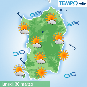 Mappa Giornaliera per la giornata di mercoledì 16 marzo
