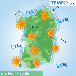 Mappa Giornaliera per la giornata di mercoledì 16 marzo