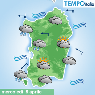 Mappa Giornaliera per la giornata di mercoledì 16 marzo