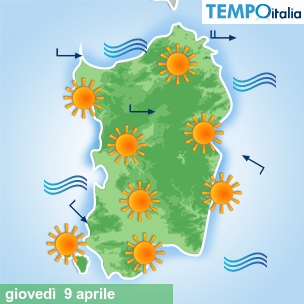 Mappa Giornaliera per la giornata di mercoledì 16 marzo