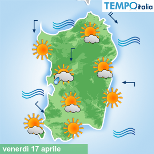 Mappa Giornaliera per la giornata di mercoledì 16 marzo
