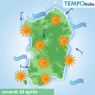 Mappa Giornaliera per la giornata di mercoledì 16 marzo