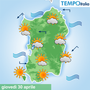 Mappa Giornaliera per la giornata di mercoledì 16 marzo