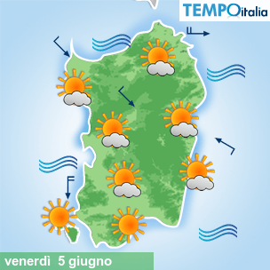 Mappa Giornaliera per la giornata di mercoledì 16 marzo