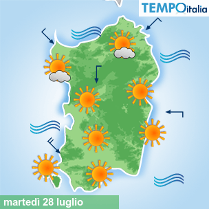Mappa Giornaliera per la giornata di mercoledì 16 marzo