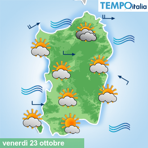 Mappa Giornaliera per la giornata di mercoledì 16 marzo