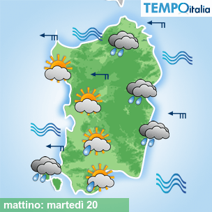 Mappa mattino per la giornata del 2026-01-20