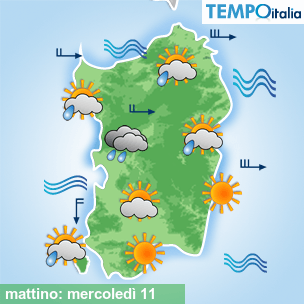 Mappa mattino per la giornata del 2026-02-11