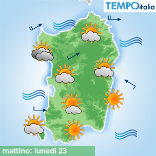 Mappa mattino per la giornata del 2026-02-23