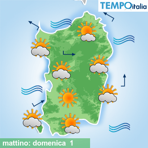 Mappa mattino per la giornata del 2026-03-01