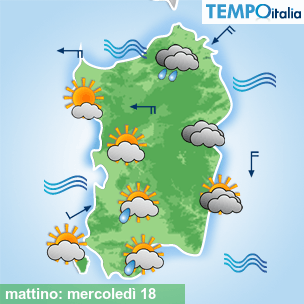 Mappa mattino per la giornata del 2026-03-18