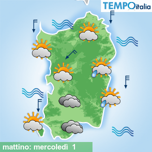 Mappa mattino per la giornata del 2026-04-01