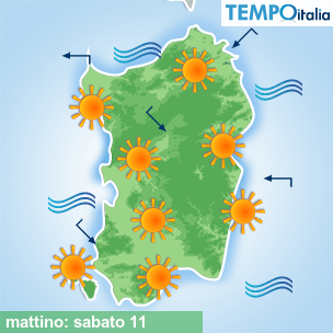 Mappa mattino per la giornata del 2026-04-11