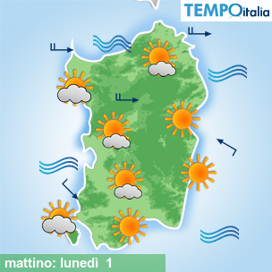 Mappa mattino per la giornata del 2026-06-01
