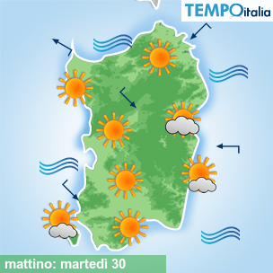Mappa mattino per la giornata del 2026-06-30