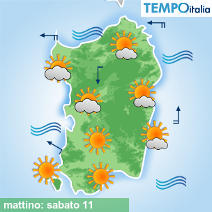 Mappa mattino per la giornata del 2026-07-11