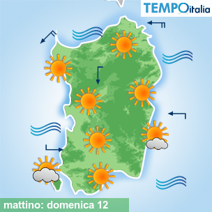 Mappa mattino per la giornata del 2026-07-12