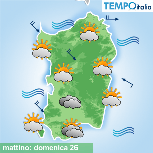 Mappa mattino per la giornata del 2026-07-26
