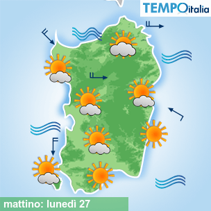 Mappa mattino per la giornata del 2026-07-27
