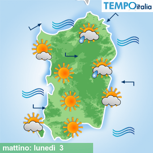 Mappa mattino per la giornata del 2026-08-03
