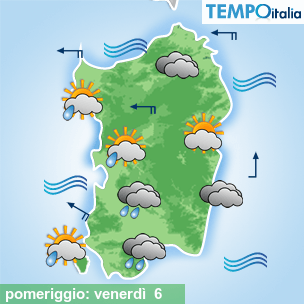 Mappa pomeriggio per la giornata del 2026-03-06