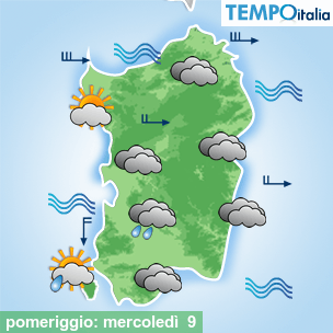 Mappa pomeriggio per la giornata del 2026-09-09