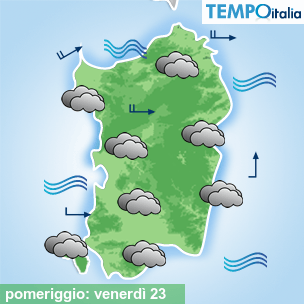 Mappa pomeriggio per la giornata del 2026-10-23