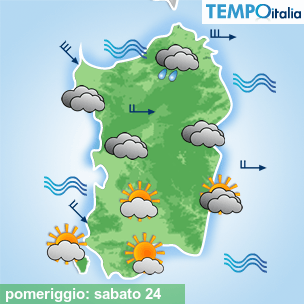 Mappa pomeriggio per la giornata del 2026-10-24